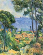 Paul Cezanne - Bilder Gemälde - Blick auf Estaque
