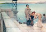 Sir Lawrence Alma Tadema - Peintures - Un baiser
