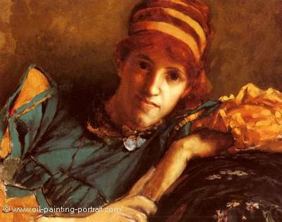 Portrait of Miss Laura Theresa Epps (Lady Alma Tadema)