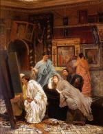 Sir Lawrence Alma Tadema - paintings - A Collection of Pictures at the Time of Augustus