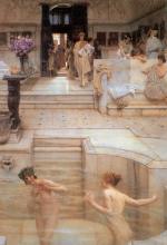 Sir Lawrence Alma Tadema - Peintures - une habitude favorite