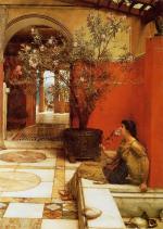 Sir Lawrence Alma Tadema - Peintures - Laurier-rose