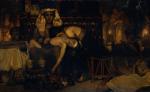 Sir Lawrence Alma Tadema - Peintures - Mort du fils premier-né de Pharaon