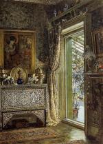 Sir Lawrence Alma Tadema - Peintures - Salle de dessin, parc de Hollande 