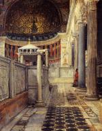 Sir Lawrence Alma Tadema  - Peintures - Église de San Clemente à Rome