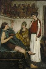 Sir Lawrence Alma Tadema  - Peintures - le soldat de Marathon