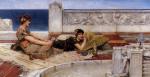 Sir Lawrence Alma Tadema  - Peintures - Elles aiment les soupirants
