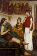 Sir Lawrence Alma Tadema  - Peintures - Le soldat de Marathon