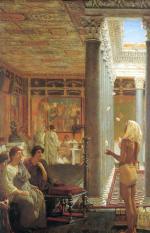 Sir Lawrence Alma Tadema  - Peintures - Jongleur égyptien