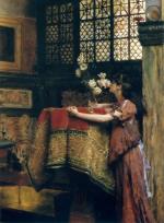 Sir Lawrence Alma Tadema  - Peintures - Dans mon atelier