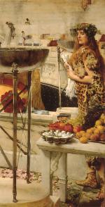 Sir Lawrence Alma Tadema  - Bilder Gemälde - Preparation in the Coliseum