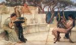 Sir Lawrence Alma Tadema  - Peintures - Sappho et Alcée