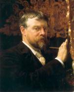 Sir Lawrence Alma Tadema  - Bilder Gemälde - Selbstportrait