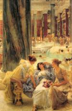 Sir Lawrence Alma Tadema  - Peintures - Les Thermes de Caracalla