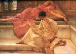 Sir Lawrence Alma Tadema  - Peintures - Le poète favori