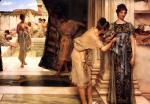 Sir Lawrence Alma Tadema  - Bilder Gemälde - The frigidarium