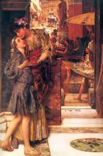 Sir Lawrence Alma Tadema  - Peintures - le baiser d'adieu