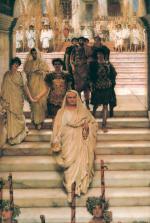 Sir Lawrence Alma Tadema  - Bilder Gemälde - Der Triumpf von Titus