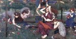 John William Waterhouse - Peintures - Flore et Zéphyr