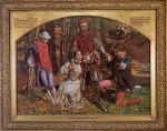 William Holman Hunt - Bilder Gemälde - Valentine rescuing Sylvia from Proteus