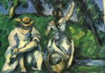 Paul Cezanne  - Bilder Gemälde - Die Obstpflückerin