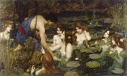 John William Waterhouse - paintings - Hylas and the Nymphs