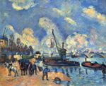Paul Cezanne  - paintings - The Seine at Bercy