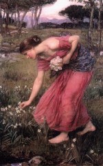 John William Waterhouse - paintings - Narcissus