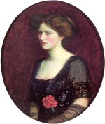 John William Waterhouse - paintings - Portrait of Mrs. Charles Schreiber