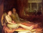 John William Waterhouse  - paintings - Sleep and His Half Brother Death