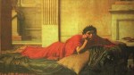 John William Waterhouse  - paintings - The Remorse of Nero after the Murder of his Mother