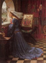 John William Waterhouse  - Peintures - Rosamund la juste