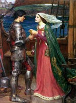 John William Waterhouse  - paintings - Tristan and Isolde with the Potion