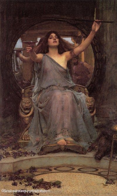 Circe offering the Cup to Ulysses