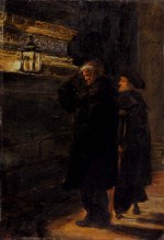 John Everett Millais - paintings - Greenwich Pensioners at the Tomb of Nelson