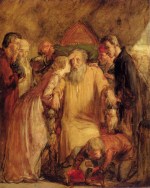 John Everett Millais - Peintures - Lear et Cordelia