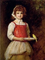 John Everett Millais - Peintures - Joyeux