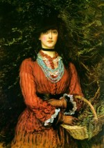 John Everett Millais - Peintures - Mlle Eveleen Tennant 