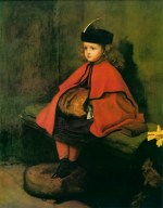 John Everett Millais - paintings - My First Sermon