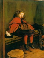 John Everett Millais - paintings - My Second Sermon