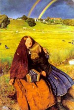 John Everett Millais  - Peintures - La jeune fille aveugle