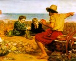 John Everett Millais  - Peintures - Les garçons de Raleigh