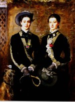 John Everett Millais  - paintings - Twins (Grace and Kate Hoare)