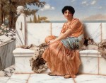 John William Godward  - paintings - In the Days of Sappho