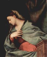 Tizian - paintings - Auferstehung Christi (Jungfrau der Verkuendigung)