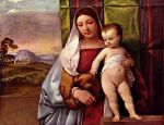 Tizian - paintings - Maria mit Kind (Zigeuner Madonna)