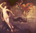 Tizian  - Peintures - Persée et Andromède
