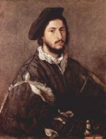 Tizian  - Peintures - Portrait de Vincenzo Mosti