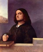Tizian  - paintings - Portrait eines venezianischen Edelmannes