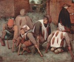 Pieter Bruegel - paintings - The Beggars